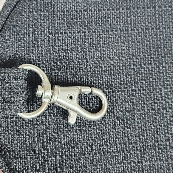 Burton Golf Valuables Pouch Bag Balls Holder Black Zippered wristlet Keychain - Picture 6 of 10